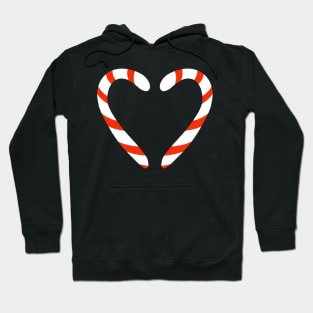 Christmas candy - red and white Hoodie